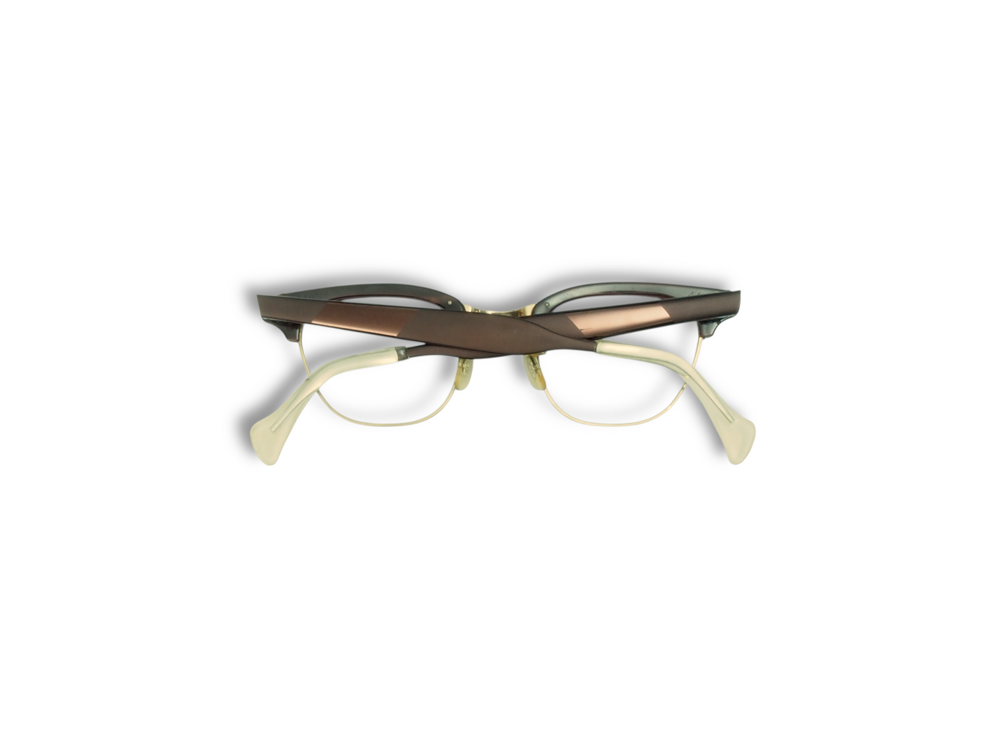Continental Optical Company Mainliner Mahogany Briar(桃木色)12k gold filled + aluminum temples 1962年型New Old Stock,