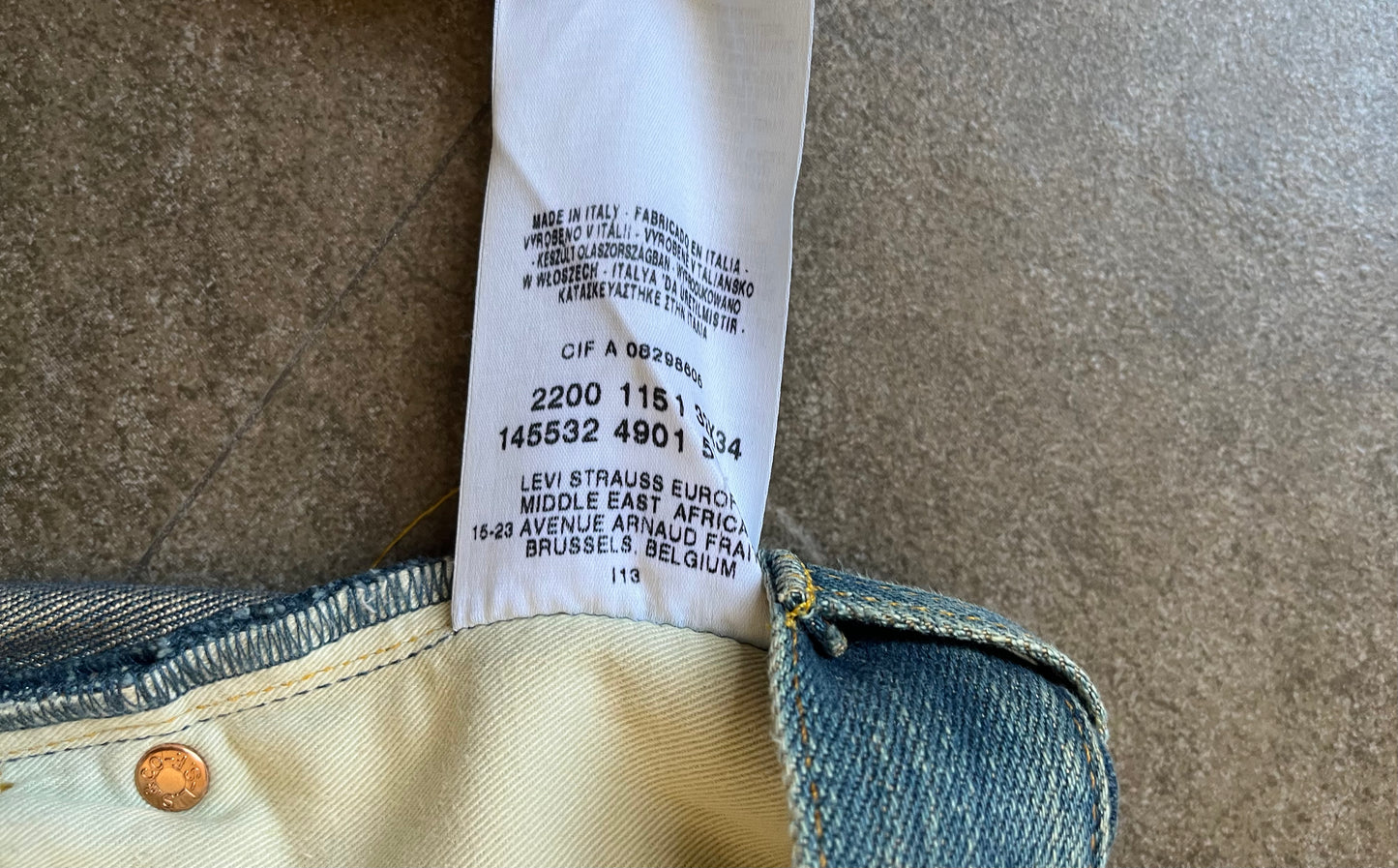 Vintage Levi’s jeans