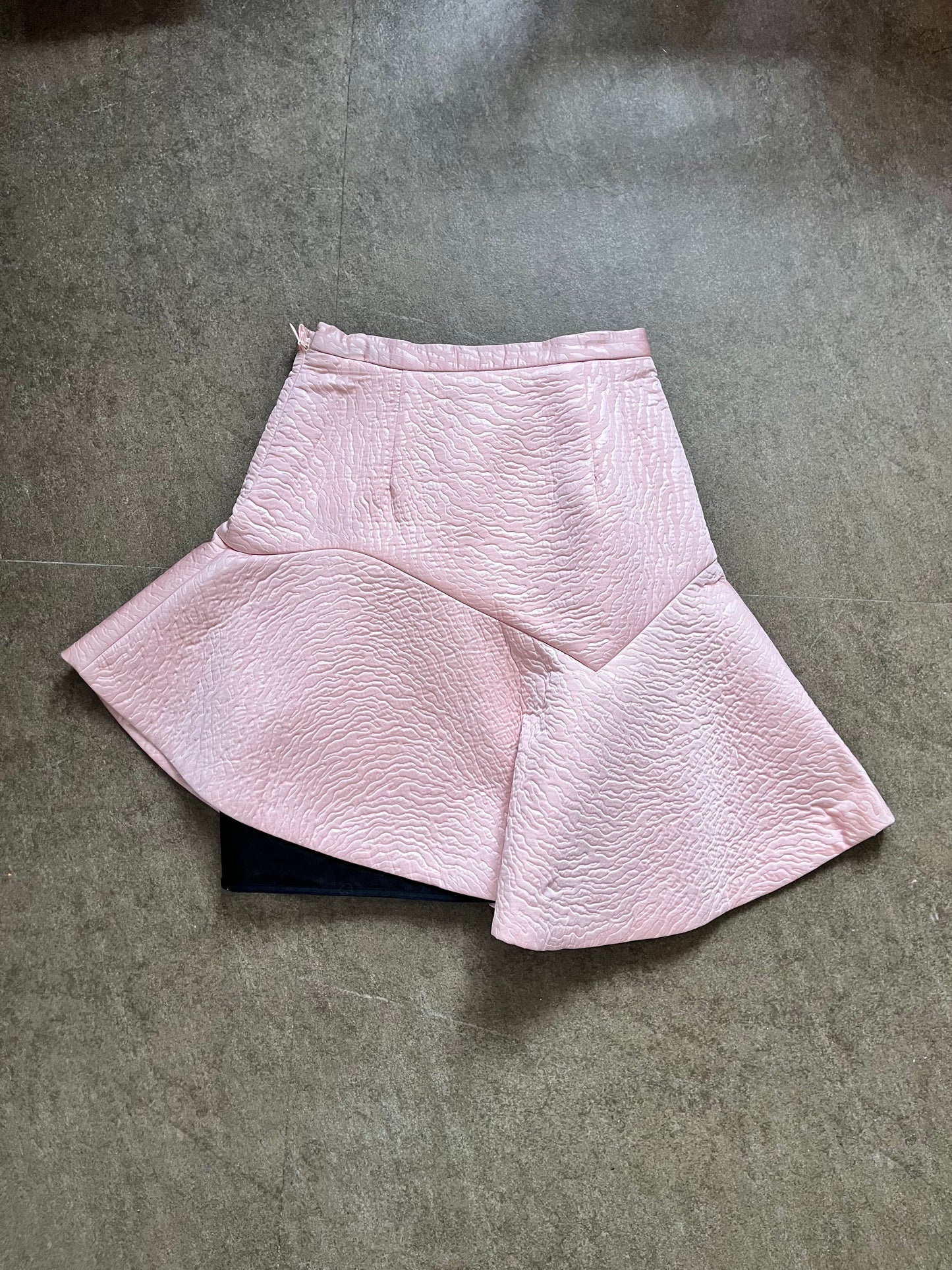 MSGM embossed skirt