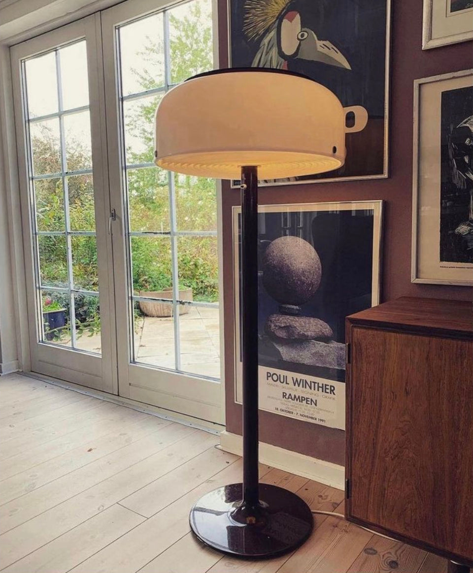 floor lamp, Anders Pehrsson 'Knubbling', brown