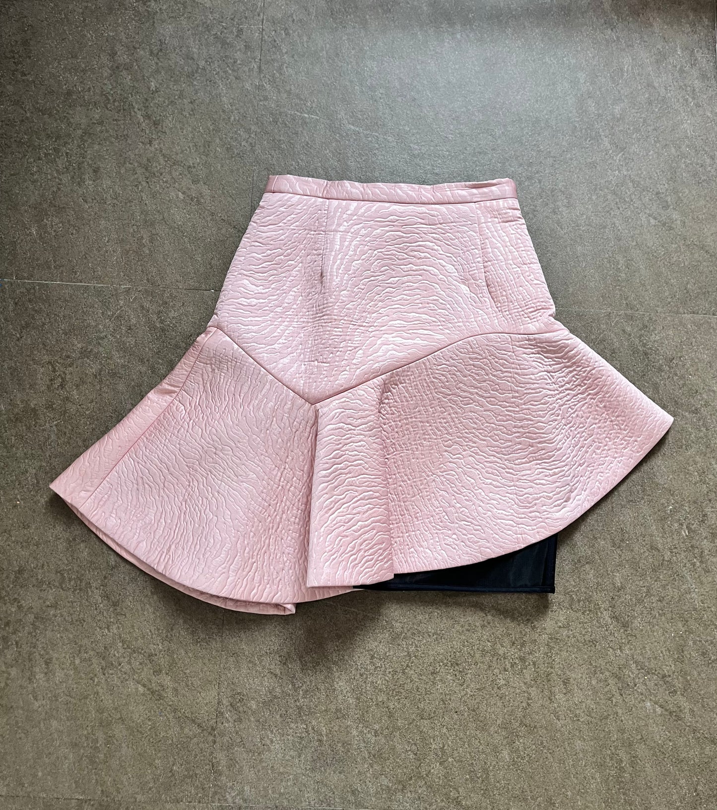 MSGM embossed skirt